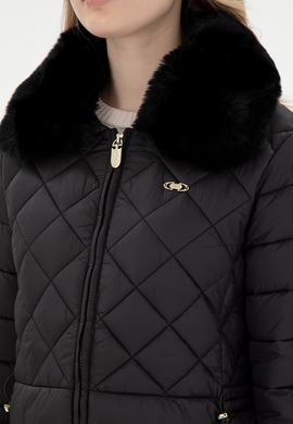 Kadın Siyah Mont - 50291021008