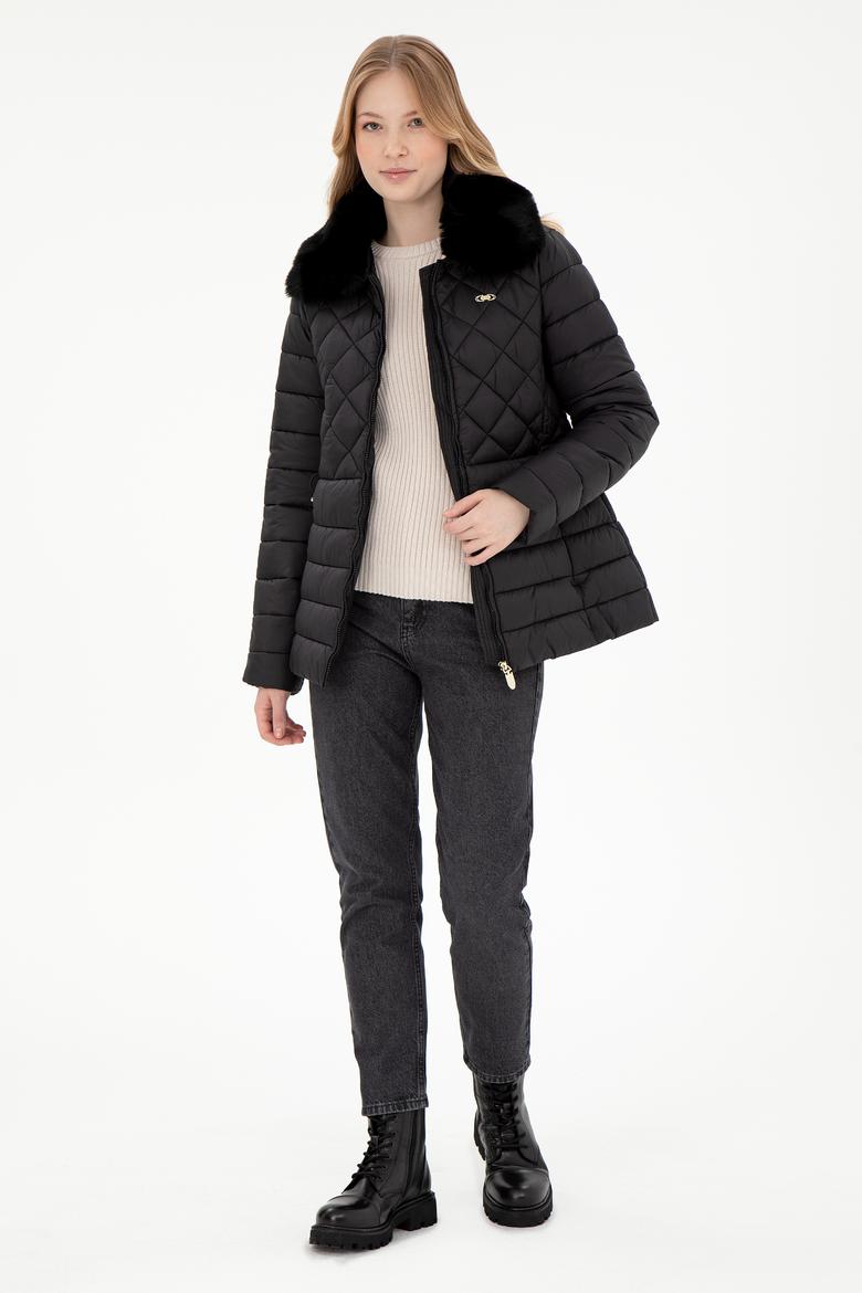 Kadın Siyah Mont - 50291021008