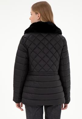 Kadın Siyah Mont - 50291021008