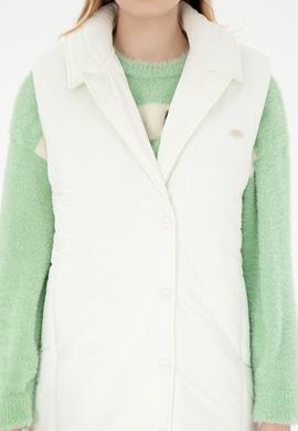 Kadın Krem Yelek - 50289554050