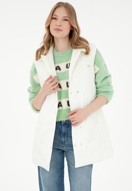 Kadın Krem Yelek - 50289554050