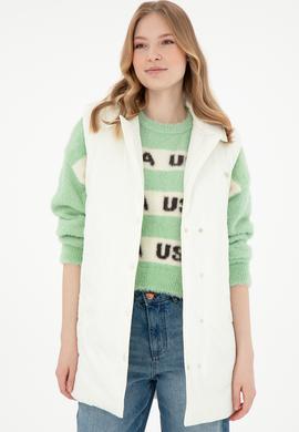 Kadın Krem Yelek - 50289554050