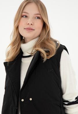 Kadın Siyah Yelek - 50289554005