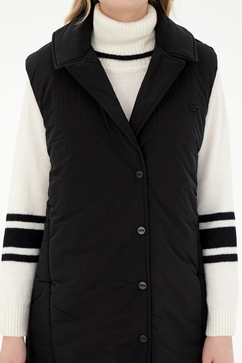 Kadın Siyah Yelek - 50289554005