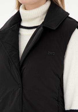 Kadın Siyah Yelek - 50289554005