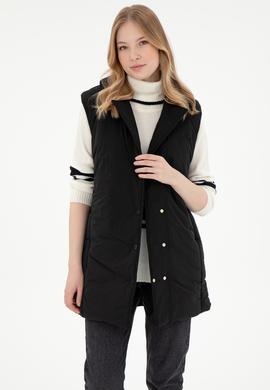 Kadın Siyah Yelek - 50289554005