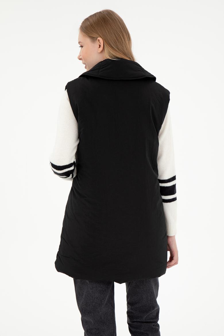 Kadın Siyah Yelek - 50289554005