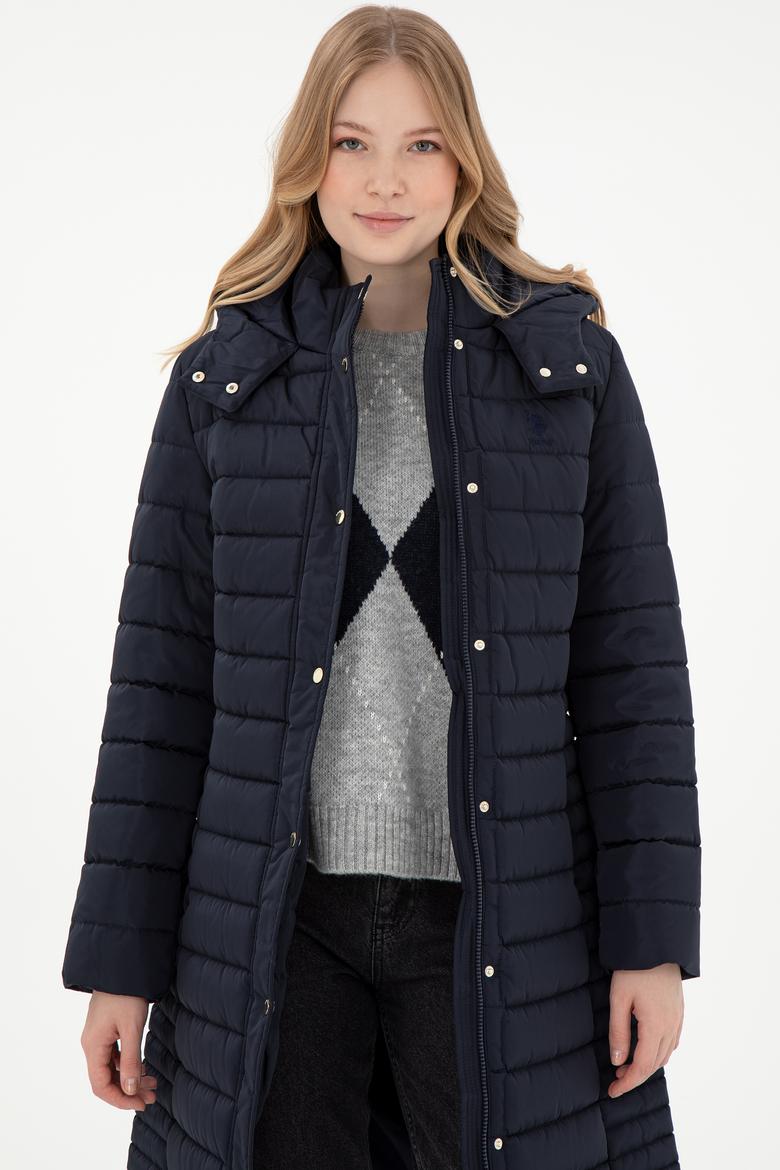 Kadın Lacivert Kaban - 50292663002