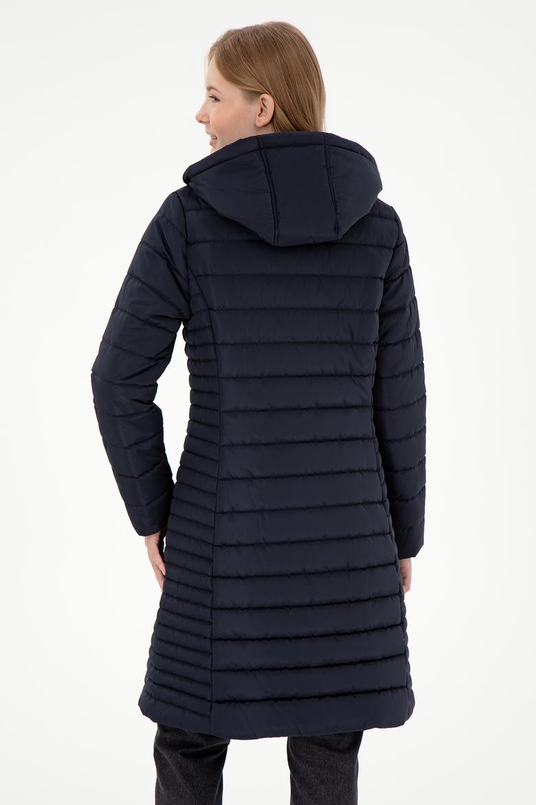 Kadın Lacivert Kaban - 50292663002