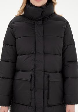 Kadın Siyah Kaban - 50292747023