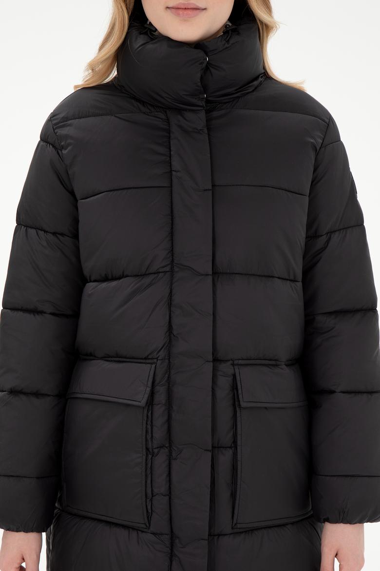 Kadın Siyah Kaban - 50292747023