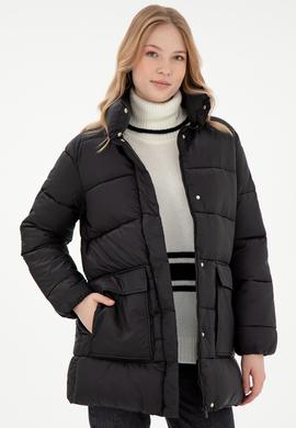 Kadın Siyah Kaban - 50292747023