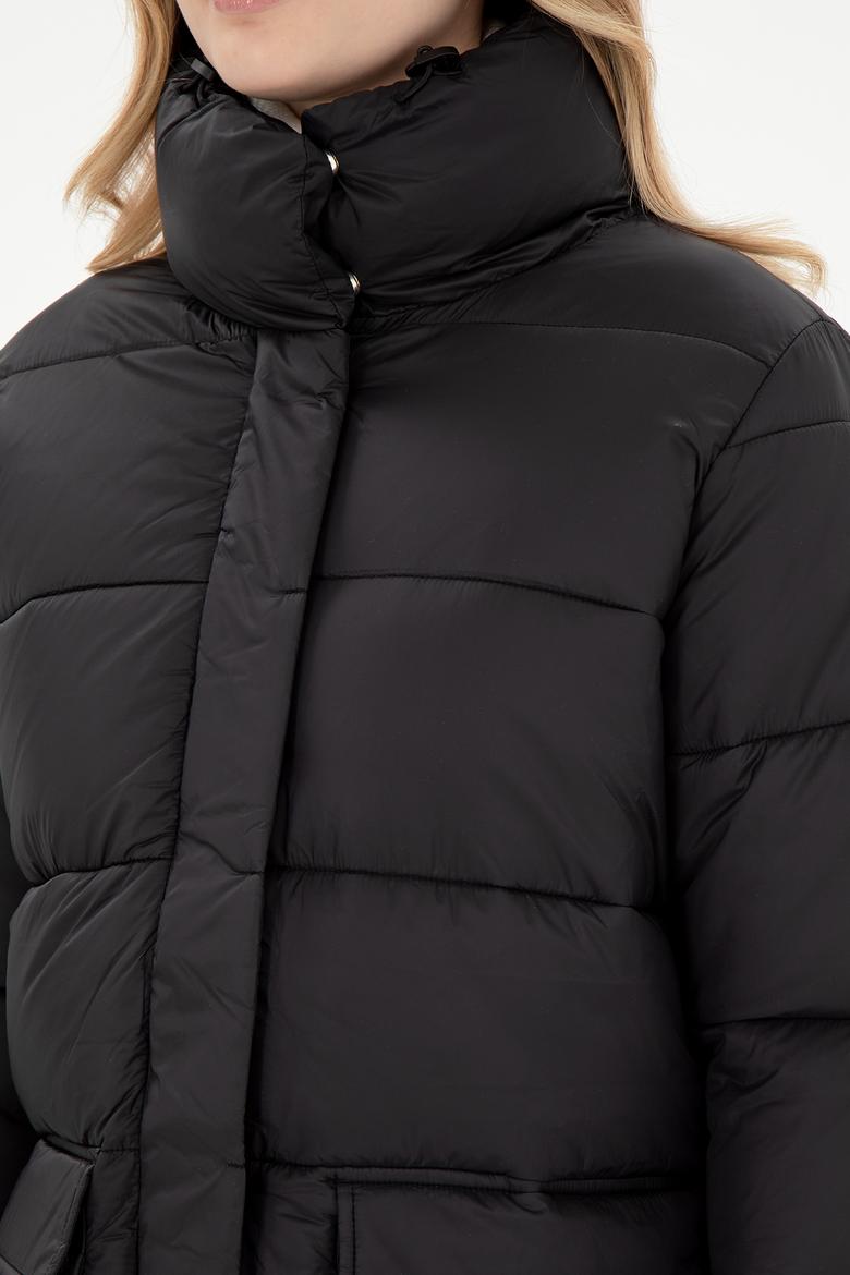 Kadın Siyah Kaban - 50292747023