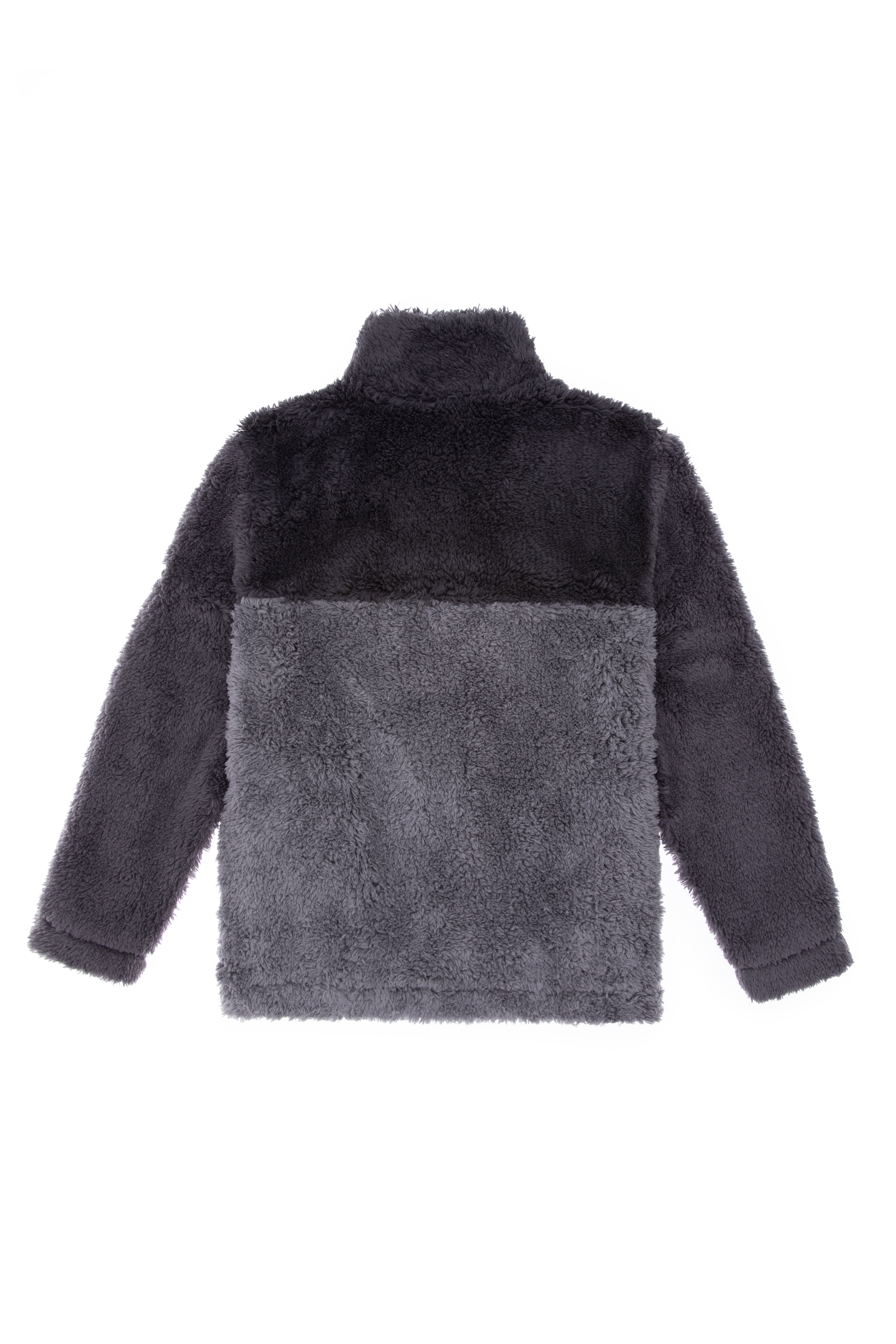 Erkek Çocuk Açık Gri Fermuarlı Polar Sweatshirt - Image 3