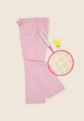 Kız Çocuk Pembe Şardonlu Eşofman Altı - 50296368003