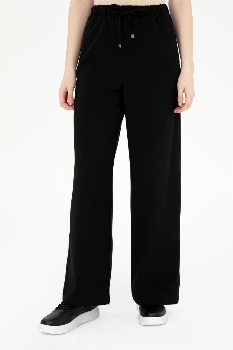 Kadın Siyah Kanvas Pantolon