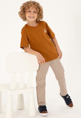 Erkek Çocuk Coconut Comfort Basic Bisiklet Yaka Tişört - 50295503073