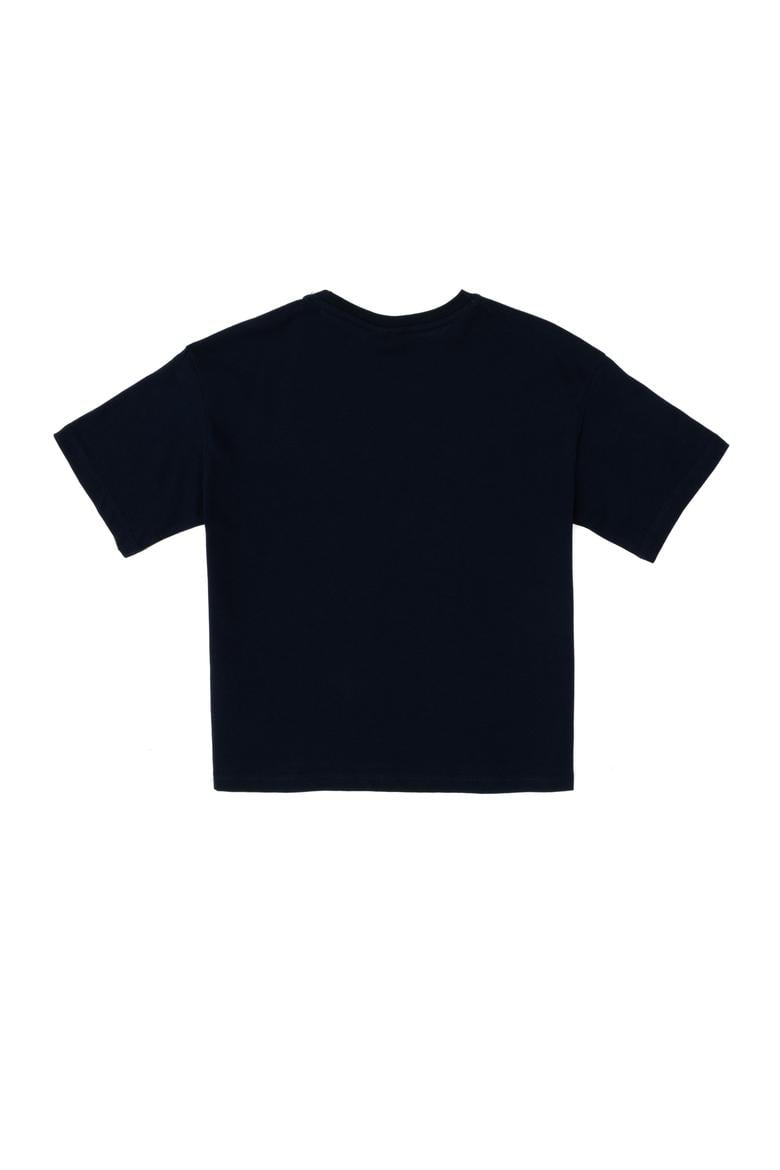 Erkek Çocuk Lacivert Comfort Basic Bisiklet Yaka Tişört - 50295503091