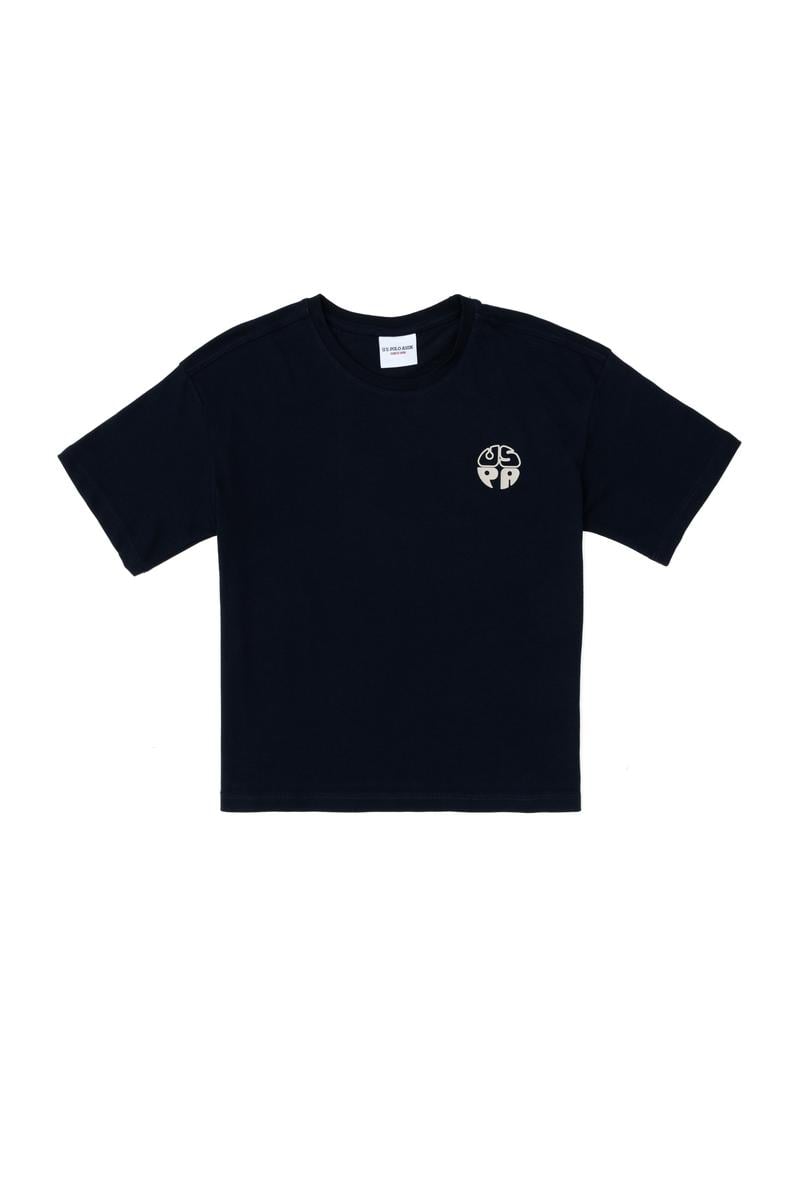 Erkek Çocuk Lacivert Comfort Basic Bisiklet Yaka Tişört