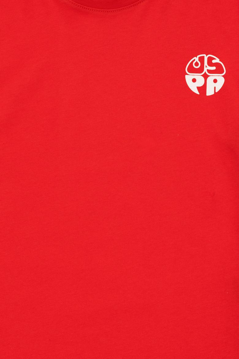 Erkek Çocuk Kırmızı Comfort Basic Bisiklet Yaka Tişört - 50295503101