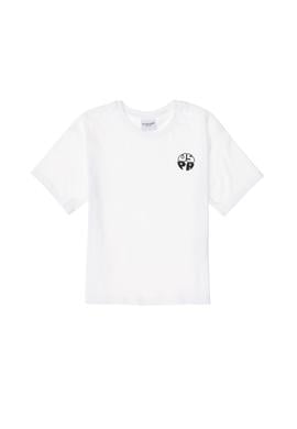 Erkek Çocuk Beyaz Comfort Basic Bisiklet Yaka Tişört - 50295503121