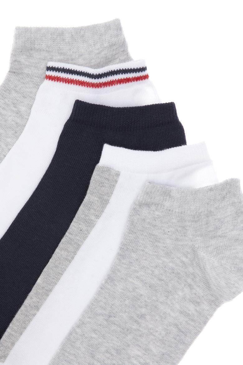 Erkek Gri Melanj 5'li Çorap - 50306150002