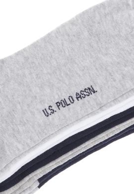 Erkek Gri Melanj 5'li Çorap - 50306150002