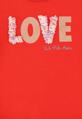 Kız Çocuk Nar Çiçeği Bisiklet Yaka Sweatshirt - 50298159003