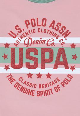 Kız Çocuk Pembe Bisiklet Yaka Sweatshirt - 50298163007