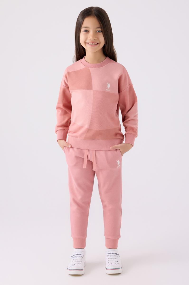 Kız Çocuk Somon Pijama Takımı