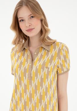 Kadın Açık Haki Örme Elbise - 50281922021