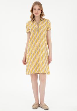 Kadın Açık Haki Örme Elbise - 50281922021