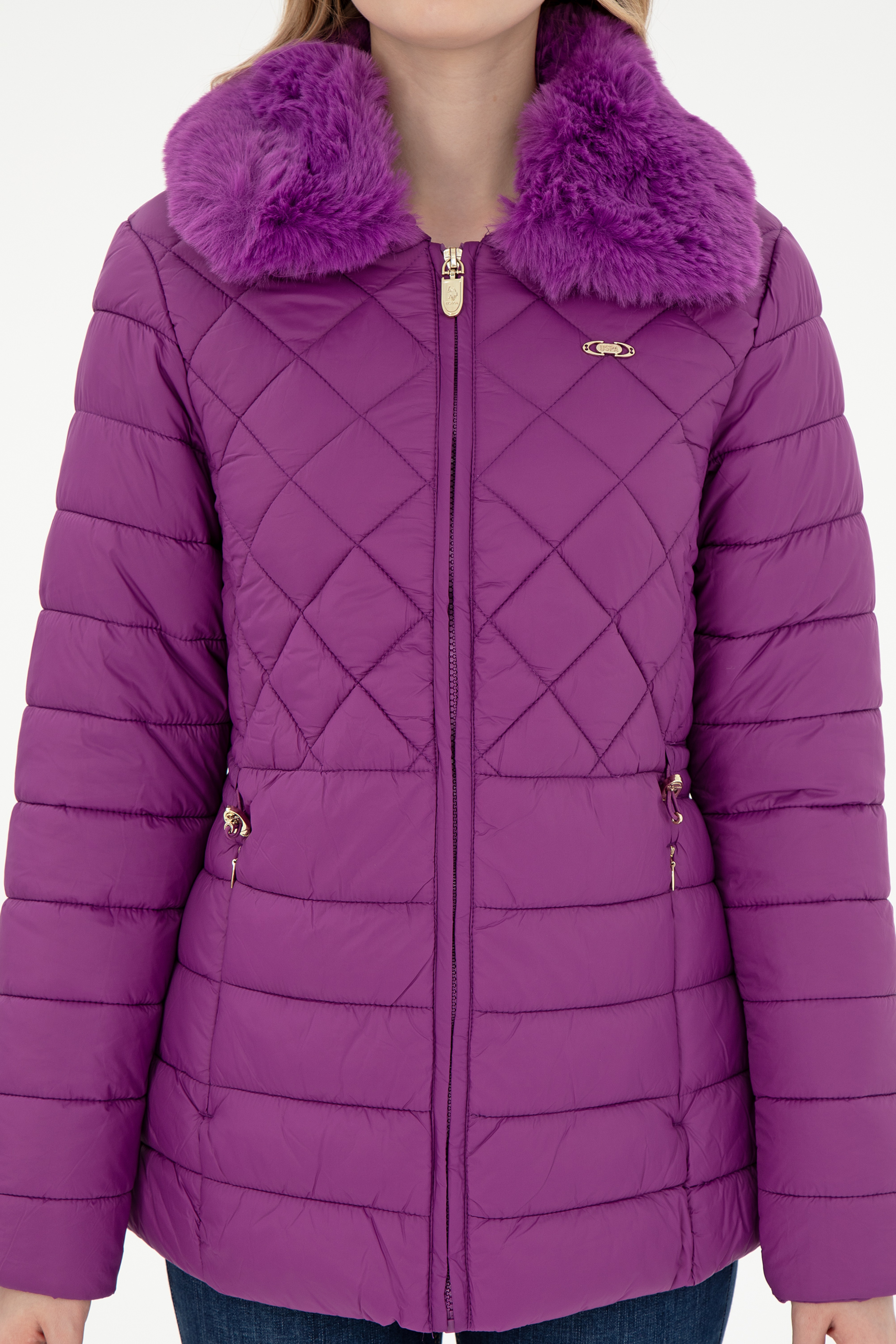 Kadın Menekşe Mont - Image 6