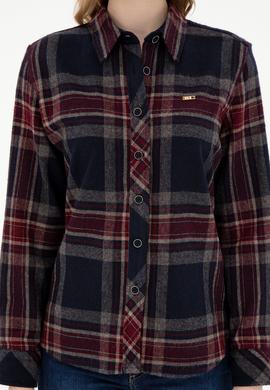 Kadın Lacivert Uzun Kollu Gömlek - 50297116002