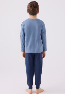 Erkek Çocuk Mavi Pijama Takımı - 50299483008