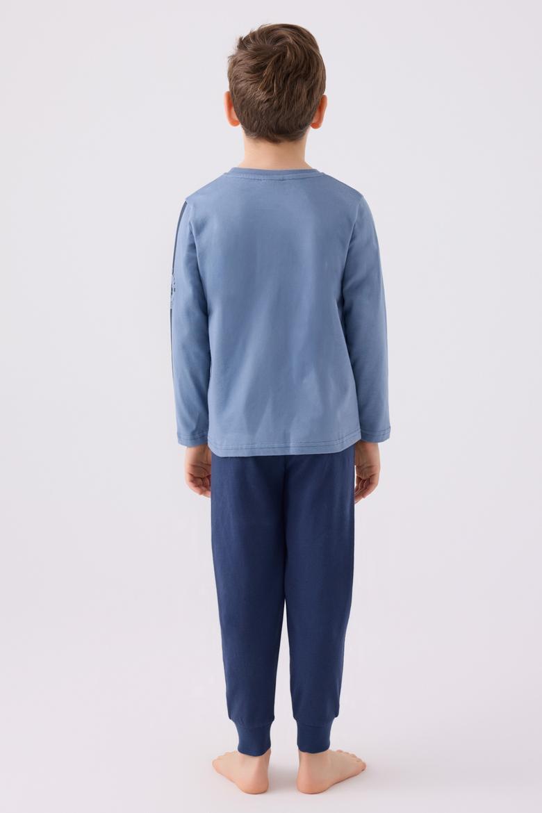 Erkek Çocuk Mavi Pijama Takımı - 50299483008