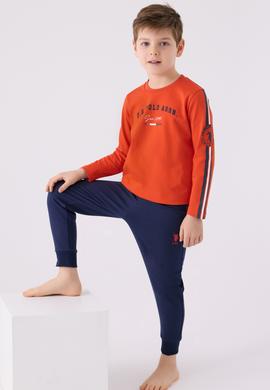 Erkek Çocuk Nar Çiçeği Pijama Takımı - 50299483012