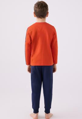 Erkek Çocuk Nar Çiçeği Pijama Takımı - 50299483012