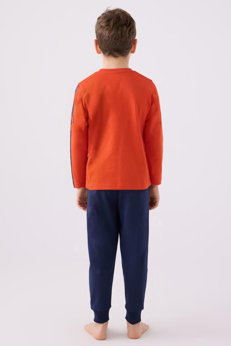 Erkek Çocuk Nar Çiçeği Pijama Takımı - 50299483012