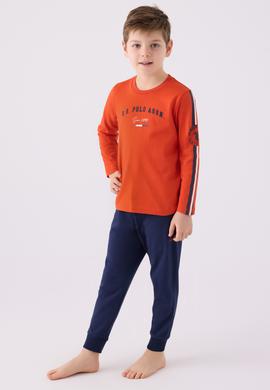 Erkek Çocuk Nar Çiçeği Pijama Takımı - 50299483012