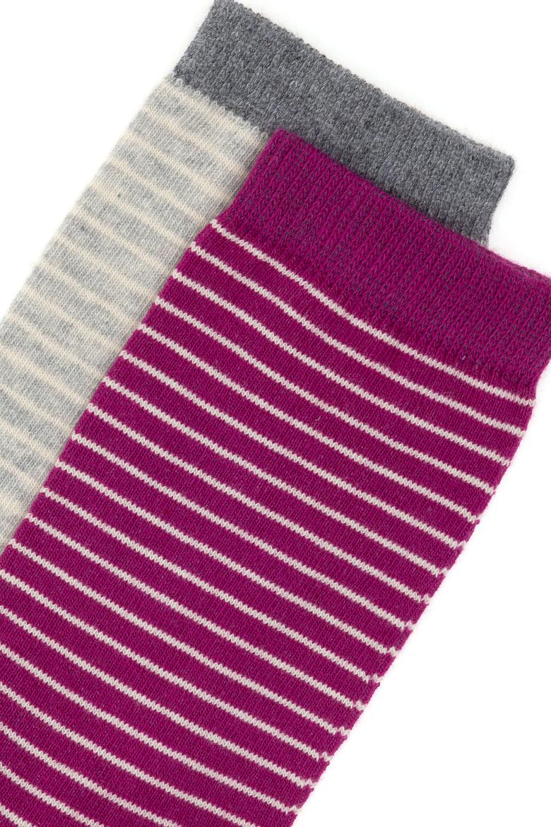 Kadın Fuşya 2'li Soket Çorap - 50298996002