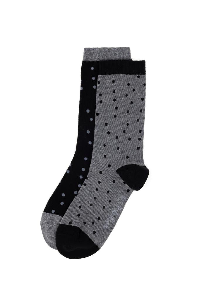 Kadın Siyah 2'li Soket Çorap