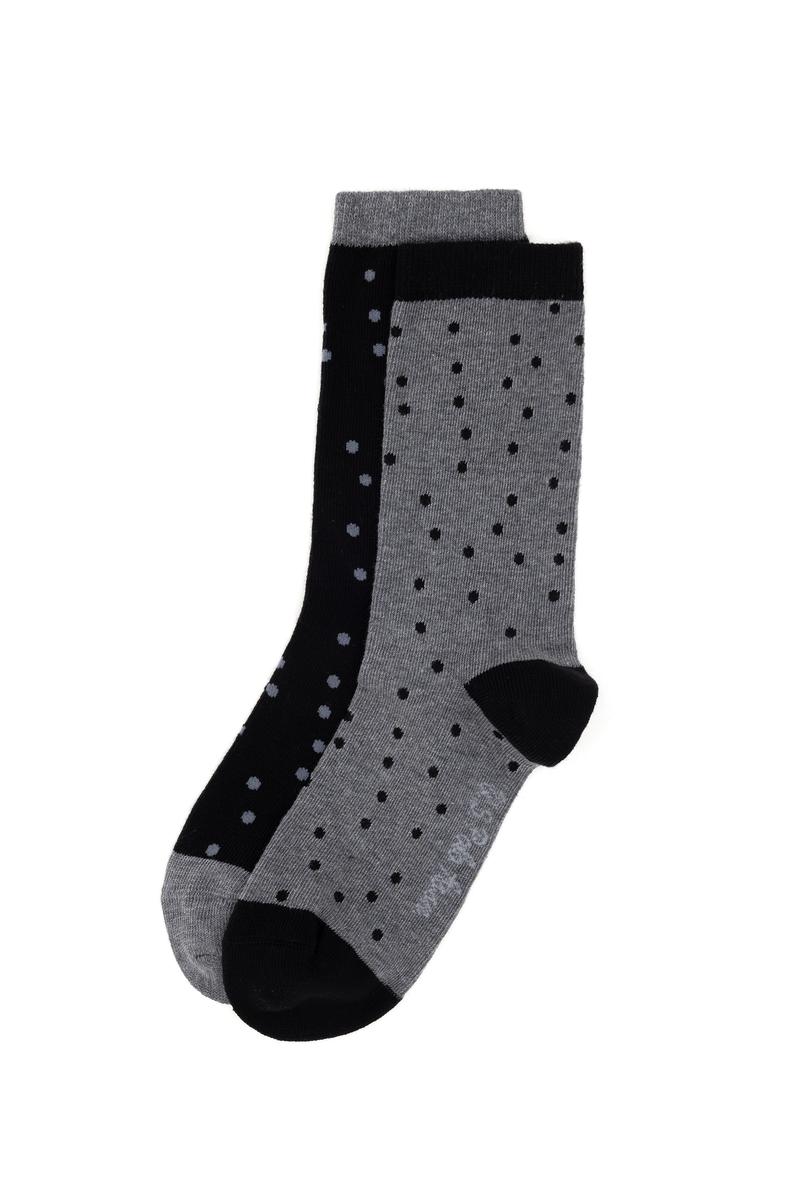 Kadın Siyah 2'li Soket Çorap