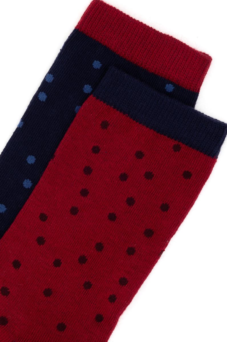 Kadın Bordo 2'li Soket Çorap