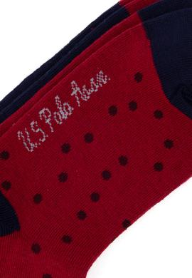 Kadın Bordo 2'li Soket Çorap - 50298995001