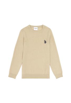 Erkek Çocuk Açık Haki Basic Kazak - 50294188080