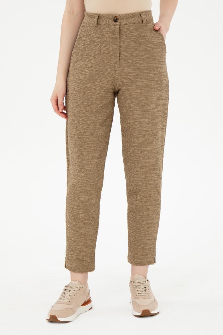 Kadın Haki Örme Pantolon - 50284708003
