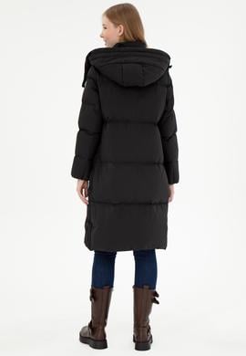 Kadın Siyah Kaban - 50289601007