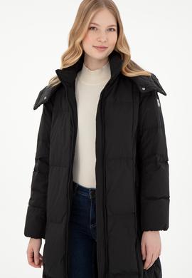 Kadın Siyah Kaban - 50289601007