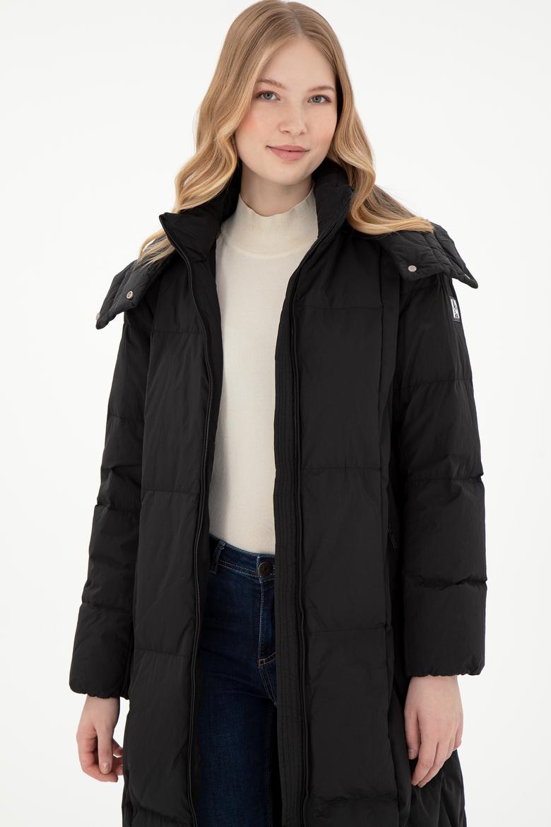 Kadın Siyah Kaban - 50289601007